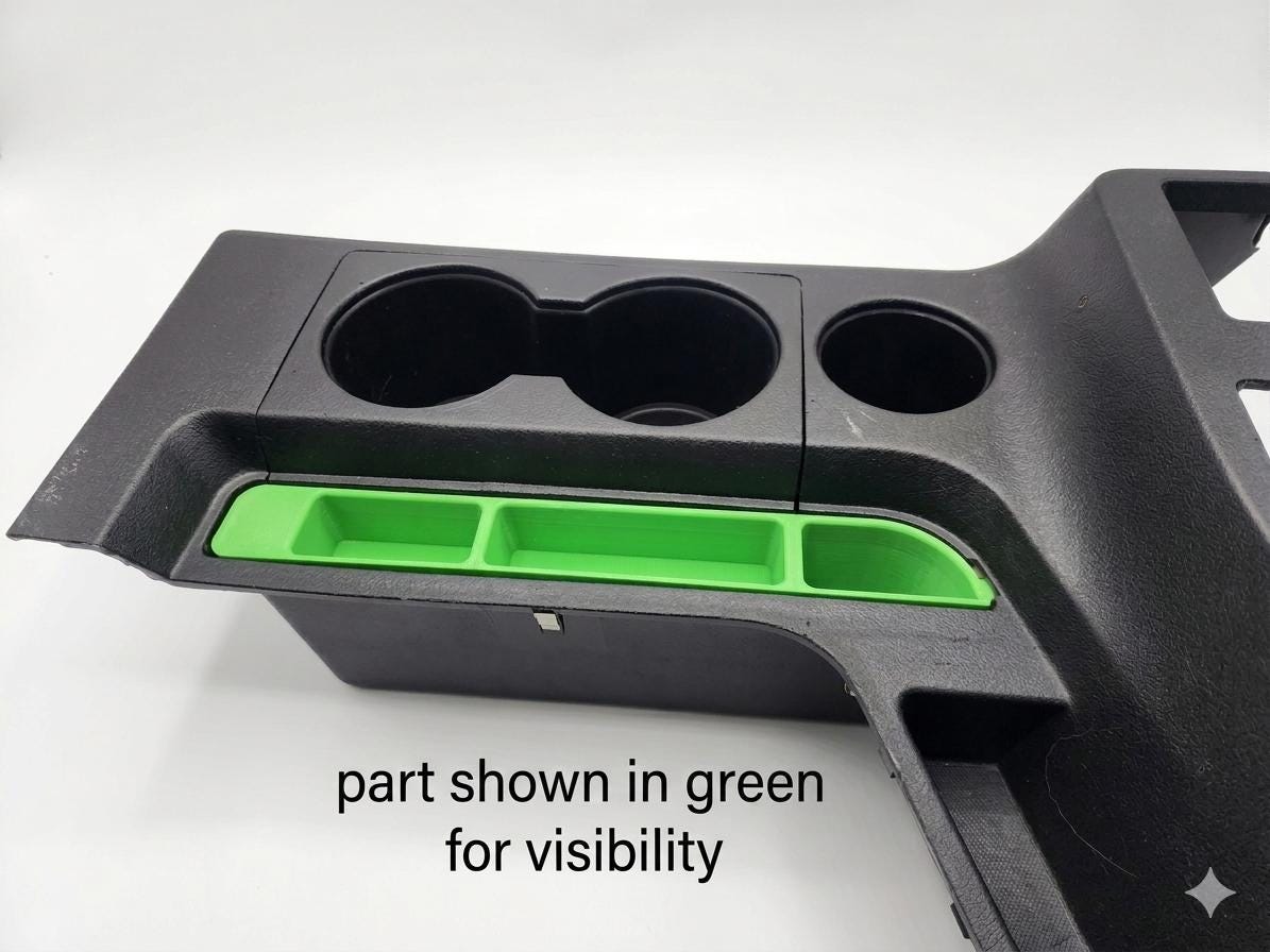 Console Slot Organizer Insert Fits 2nd Gen Toyota Sequoia (2008–2022) & Tundra (2007–2013) (2 Versions )