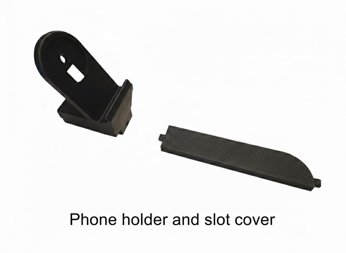 Wireless Phone Charger + Tray for 2nd Gen Toyota Sequoia 2008-2022 /Tundra 2007-2013